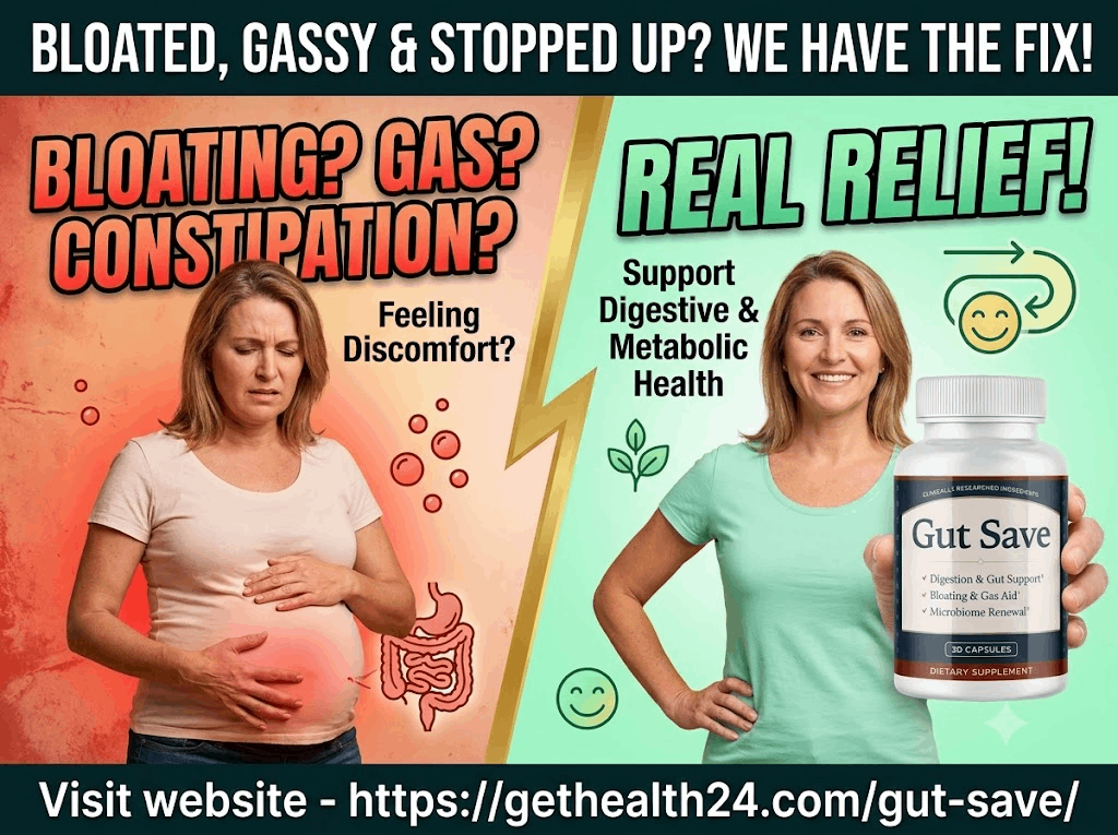 Gut Save — from bloated, gassy and stopped up to real relief